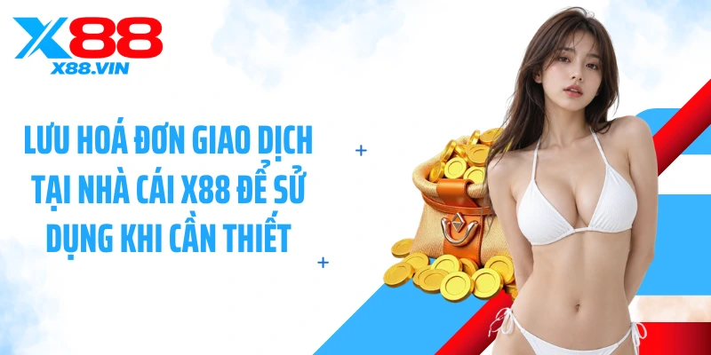 Lưu hoá đơn giao dịch tại nhà cái X88 để sử dụng khi cần thiết