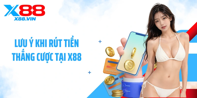 Lưu ý khi rút tiền thắng cược tại X88