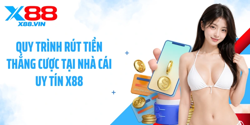 Quy trình rút tiền thắng cược tại nhà cái uy tín X88
